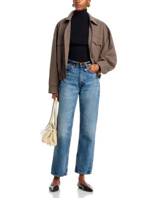 Luxe Rib Turtleneck Tee