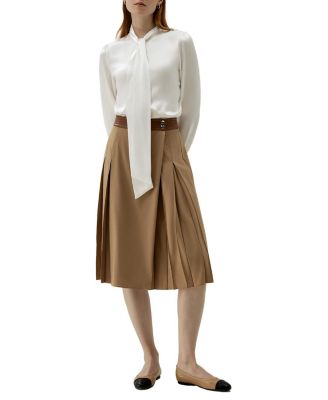 Women's Bow-tie Neck Silk Blouse