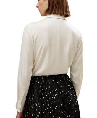 Beaded Chain Silk Shirt