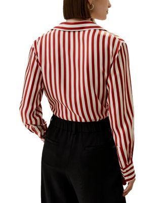 Amalfi Stripe Silk Shirt
