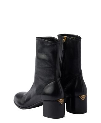  Women's Stretch Nappa Leather Booties