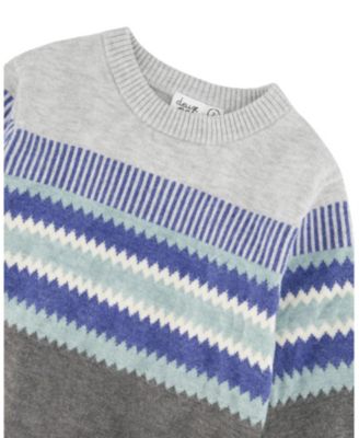 Boys' Knitted Jacquard Sweater - Baby