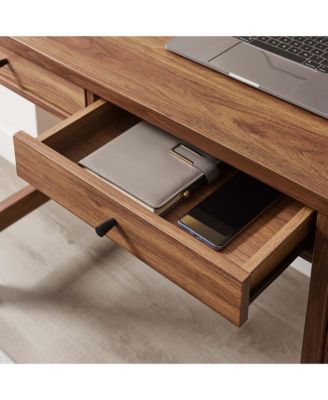 Capri 49" Wood Grain Office Desk