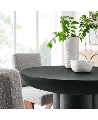 Caspian 40" Round Concrete Dining Table