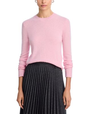 Cashmere Shrunken Crewneck Sweater