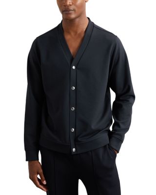 Casson Long Sleeve Interlock Cardigan