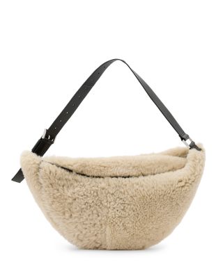 Luna Shearling Shoulder Bag