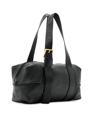 Ares Grained Leather Shoulder Bag