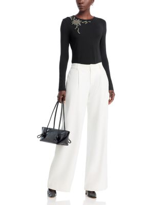 Sherrie Beaded Floral Top