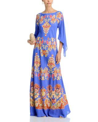Printed Kaftan Dress