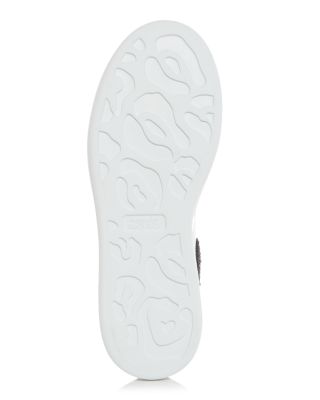 Women's Oversized Crystal Embellished Heel Sneakers