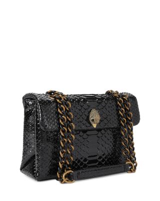 Kensington Large Embossed Leather Shoulder Bag