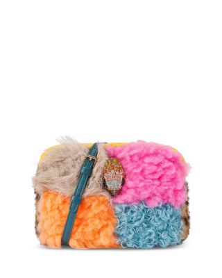 Hoxton Medium Multicolor Faux Fur Camera Bag