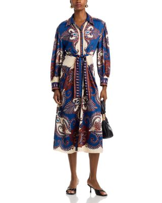 Arabesque Scarf Midi dress