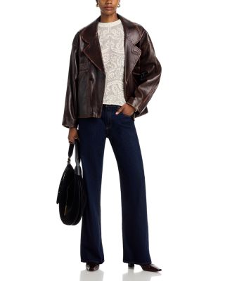 Embroidered Mesh Top