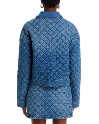 Quilted Denim Jacket