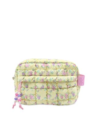 Girls' Floral Print Scrunch Pouch