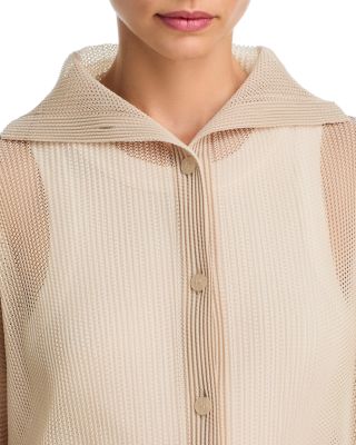 PLEATS PLEASE ISSEY MIYAKE Tatami Textured Cardigan | Bloomingdale's