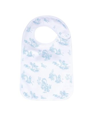 Boys' Toile Print Feeding Bib - Baby