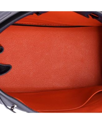  Birkin 30 Handbag Verso Togo with Palladium Hardware