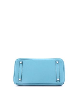  Birkin 30 Handbag Blue Togo with Palladium Hardware