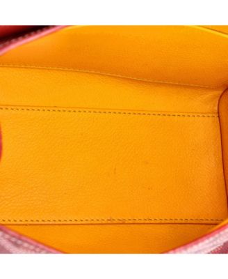  Mini Saigon Top Handle Bag Coated Canvas with Leather