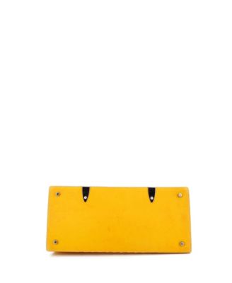  MM Saigon Top Handle Bag Coated Canvas with Leather