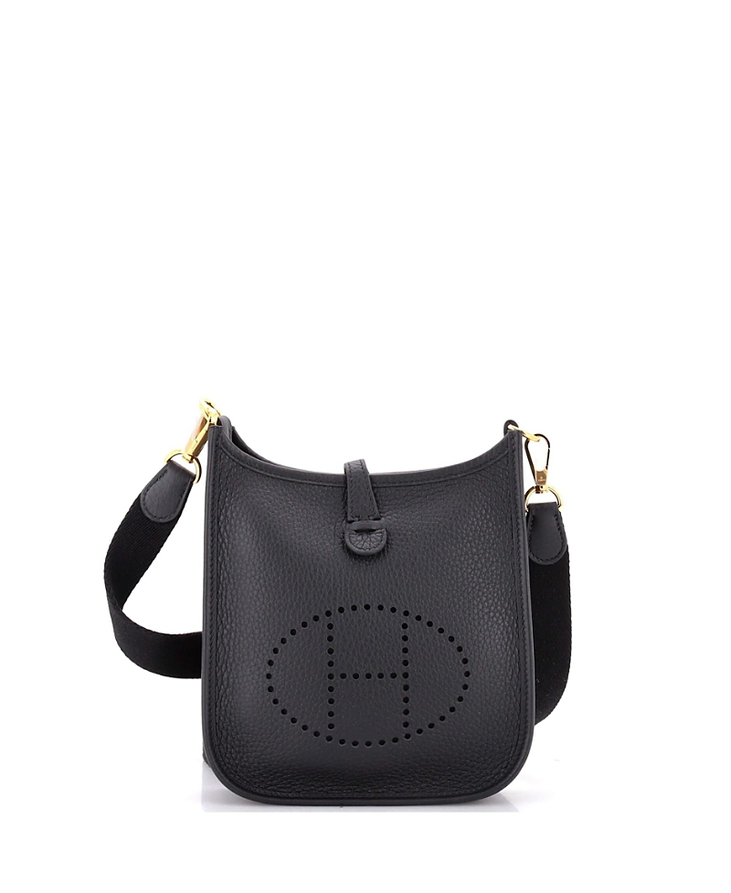 Click to view more detailed imagery on our partner's website Pre-owned Pre-owned Hermes Hermes Tpm Evelyne Bag Gen Iii Clemence In Black