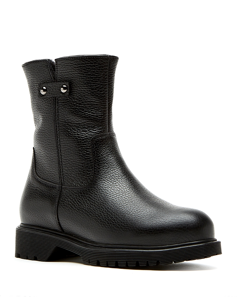 La Canadienne Women's Hogan City Dry Pebbled Leather Ankle Boots