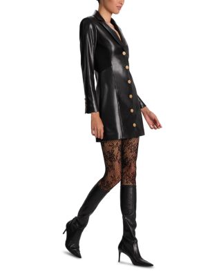 Michelle Faux Leather Dress