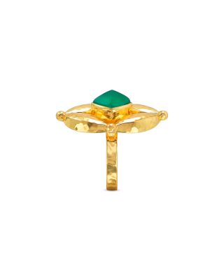 Green Onyx Mystic Eye Ring