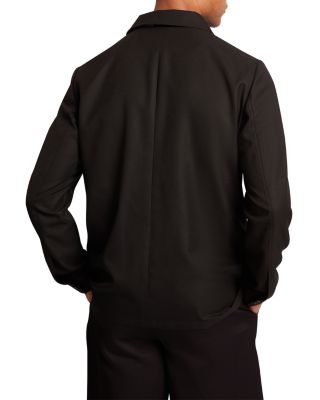 Selwynj Lightweight Wool Blend Shirt Jacket