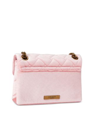 Kensington Mini Embellished Velvet Shoulder Bag