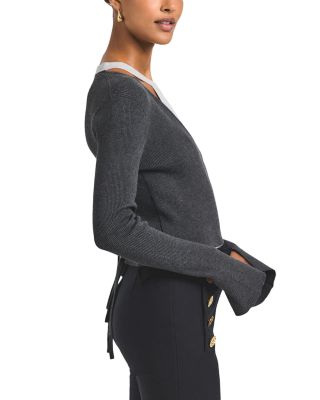 Maren Wrap V Neck Cardigan Sweater