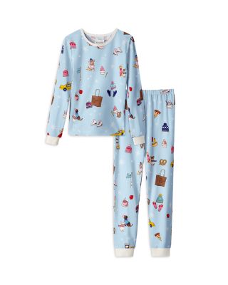 Unisex Long Sleeved Pajama Set, Little Kid, Big Kid - Exclusive