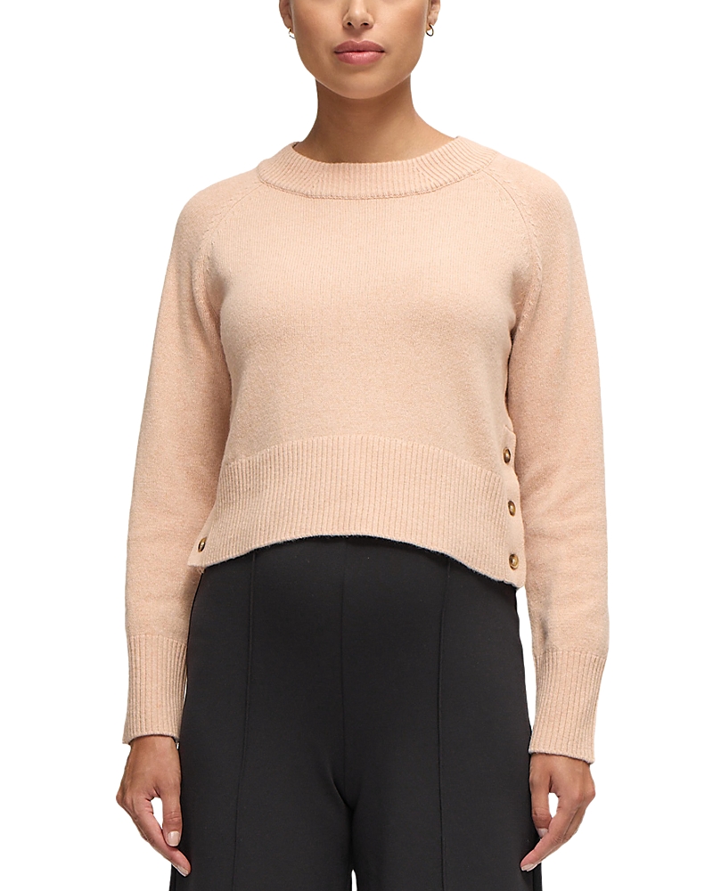 Ingrid & Isabel Crop Mock Neck Maternity Sweater