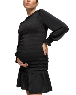 Smocked Maternity Dress
