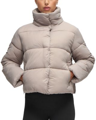 Short Puffer Maternity Coat