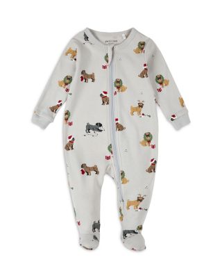 Boys' Pug Print Footed Sleeper - Baby
