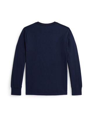 Boys' Polo Bear Cotton Long Sleeve Tee - Big Kid