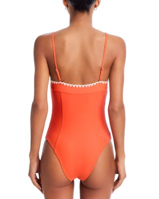 Addisyn Crochet Trim One Piece Swimsuit