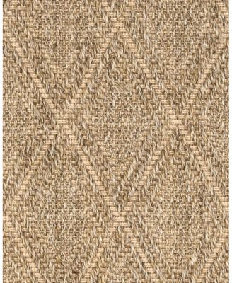 Dash Albert by Annie Selke RDA430 Diamond Natural Sisal Area Rug, 8'0"x10'0"