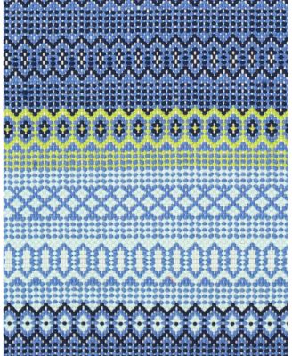 Dash Albert by Annie Selke DA662 Fiesta Stripe Indoor/Outdoor Area Rug, 2'0"x3'0"