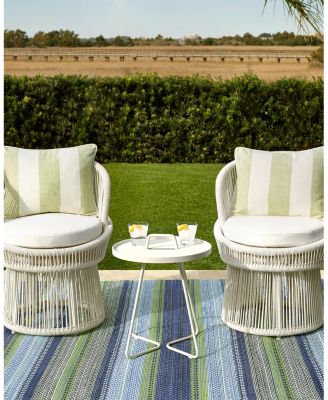 Dash Albert by Annie Selke DA662 Fiesta Stripe Indoor/Outdoor Area Rug, 8'0"x10'0"
