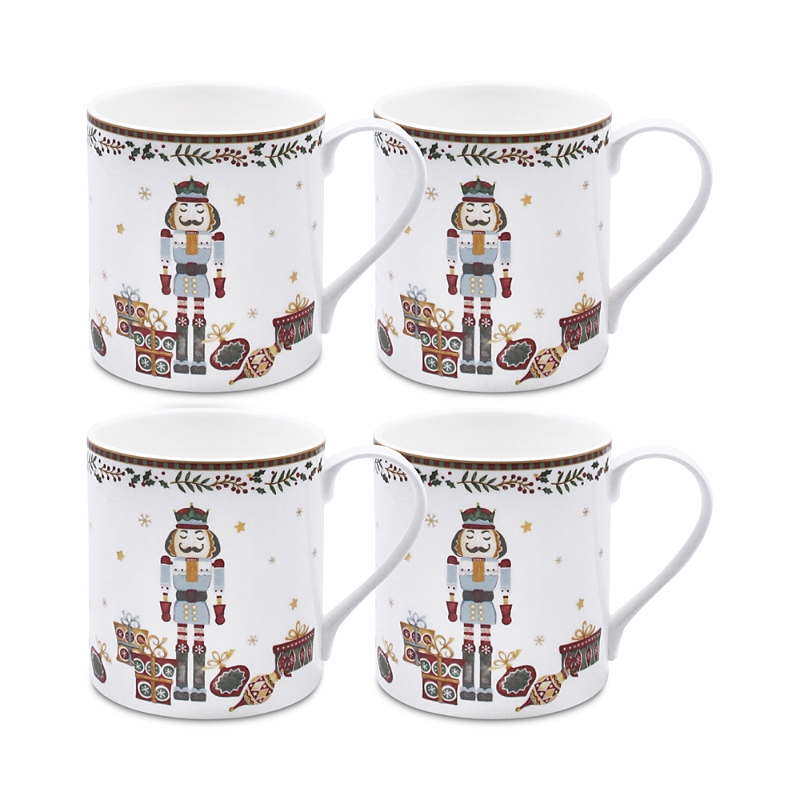 Prouna Nutcracker Mug, Set Of 4 In Multi