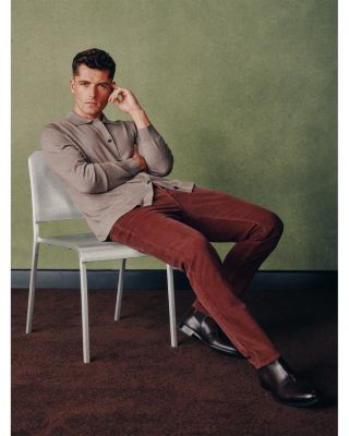 Nick Slim Fit Corduroy Jeans in Syrah