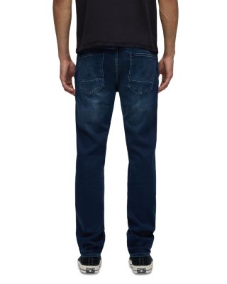 Blake Slim Straight Fit Jeans in Blue Shadow