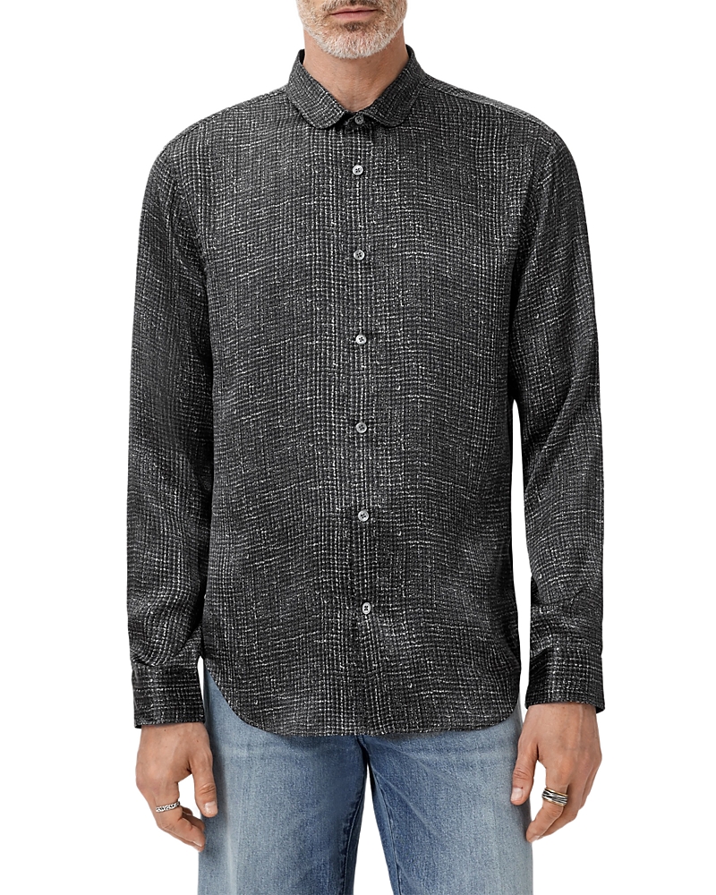 John Varvatos Orchard Button Front Silk Shirt