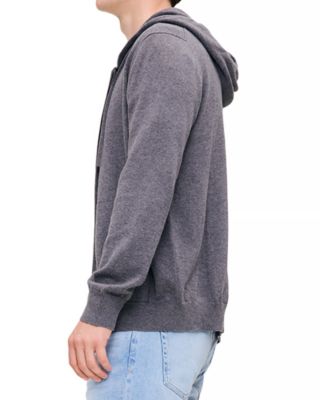 Cotton &amp; Cashmere Zip Hoodie