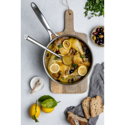 Castel Pro ULTRAPLY 5.5 Qt. Stainless Steel Saute Pan